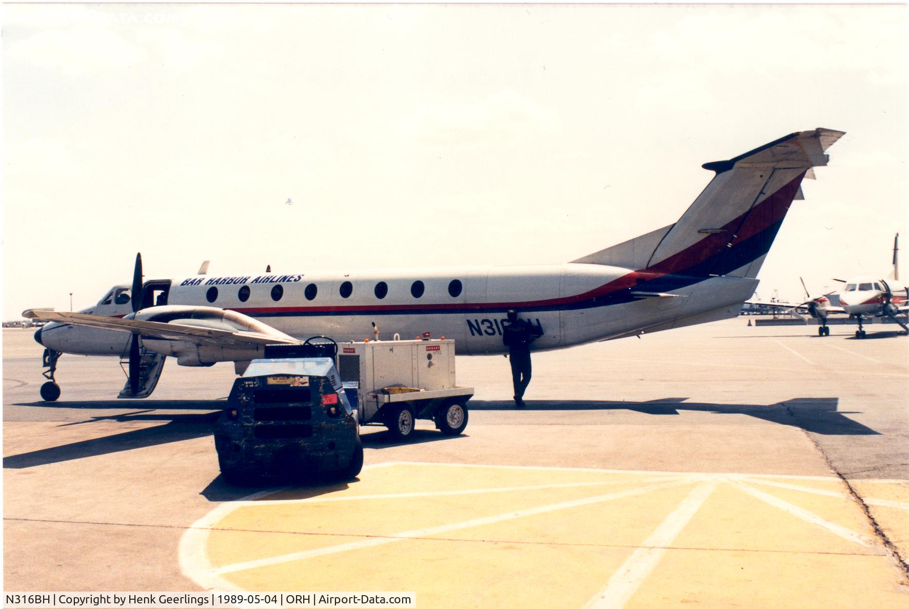 N316BH, 1984 Beech 1900C C/N UB-26, Bar Harbor Airlines