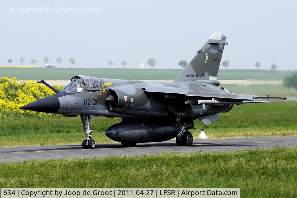 634, Dassault Mirage F.1CR C/N 634, Still in the markings of ER01.033 (EALA9/72 nadge)