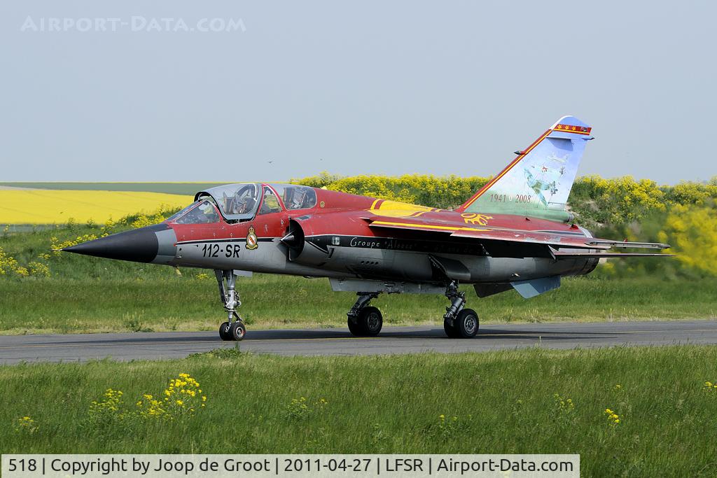 518, Dassault Mirage F.1B C/N 518, still in the GC01.030 colours