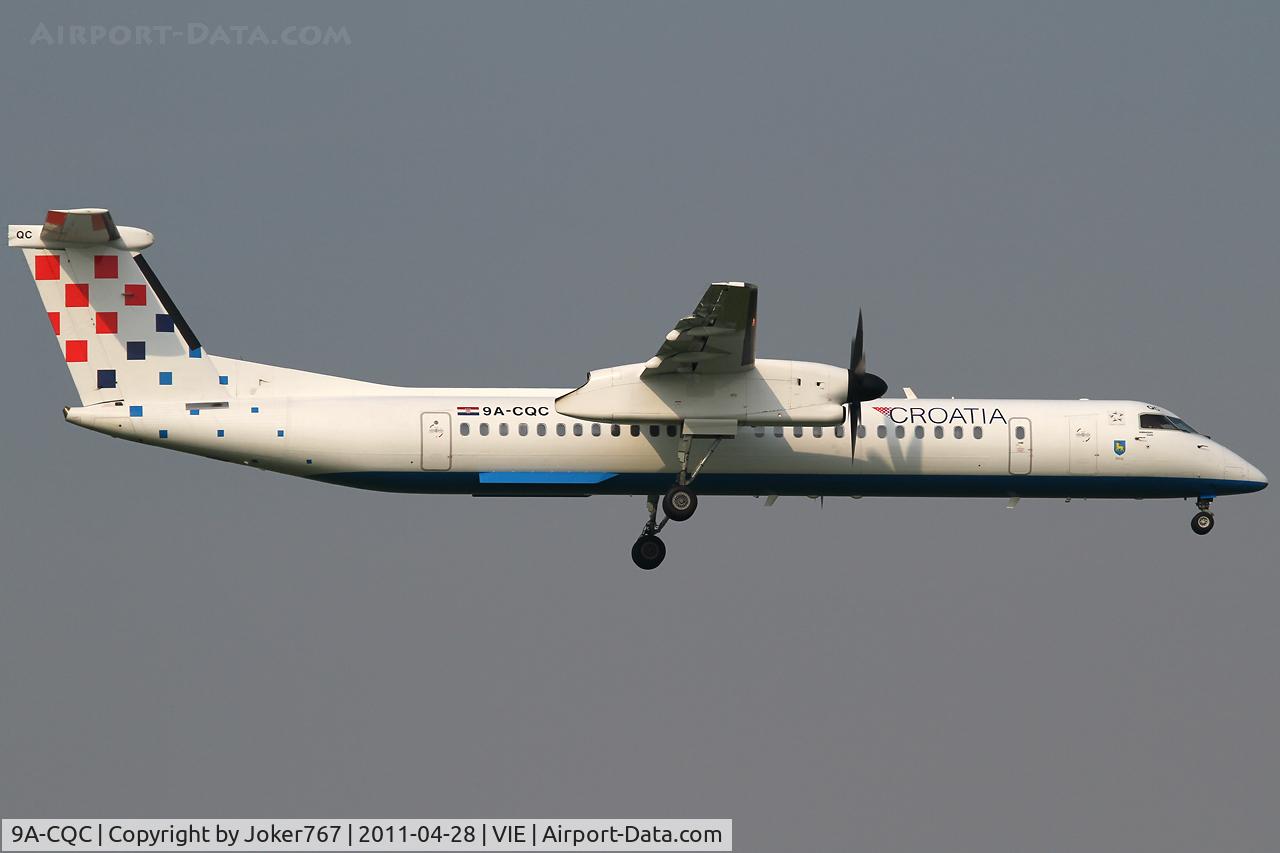 9A-CQC, 2009 De Havilland Canada DHC-8-402Q Dash 8 C/N 4258, Croatia Airlines