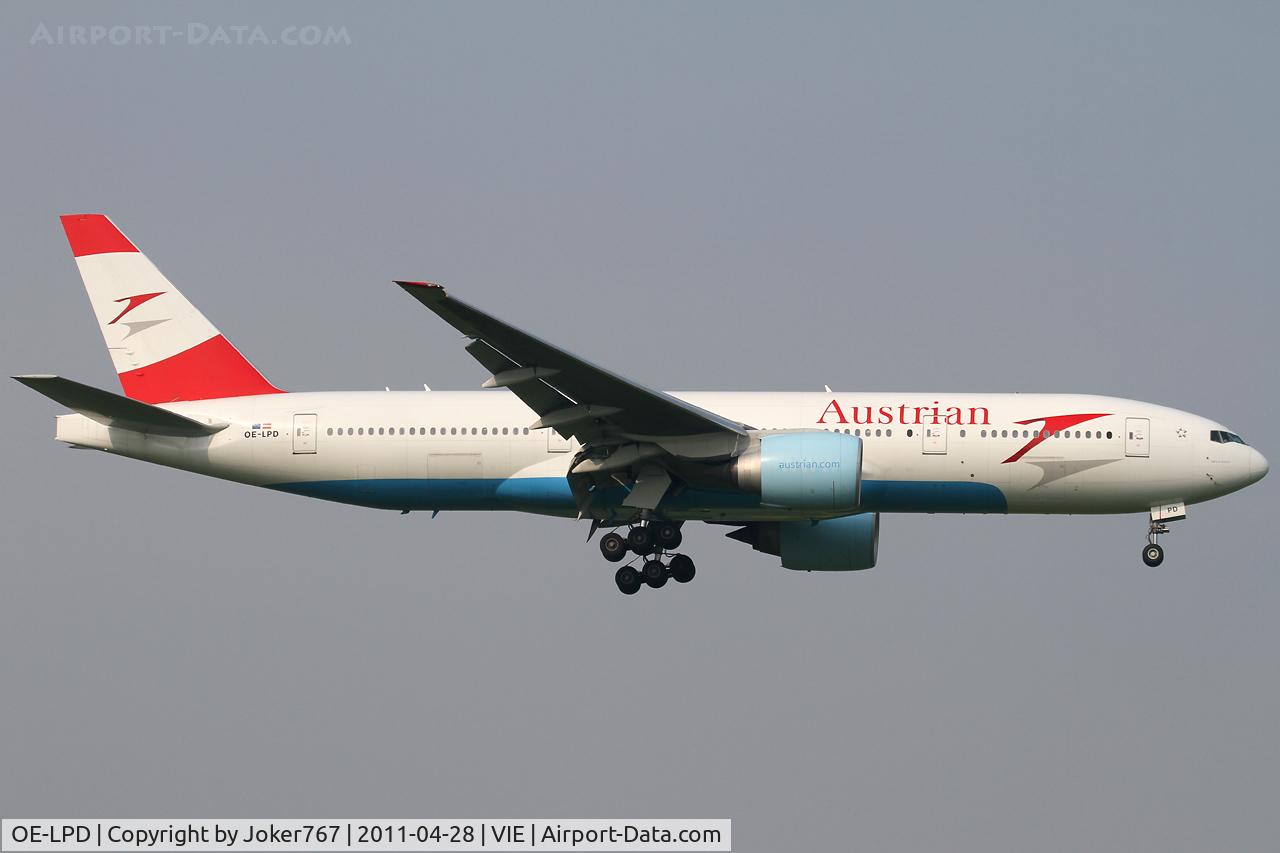 OE-LPD, 2006 Boeing 777-2Z9/ER C/N 35960, Austrian Airlines