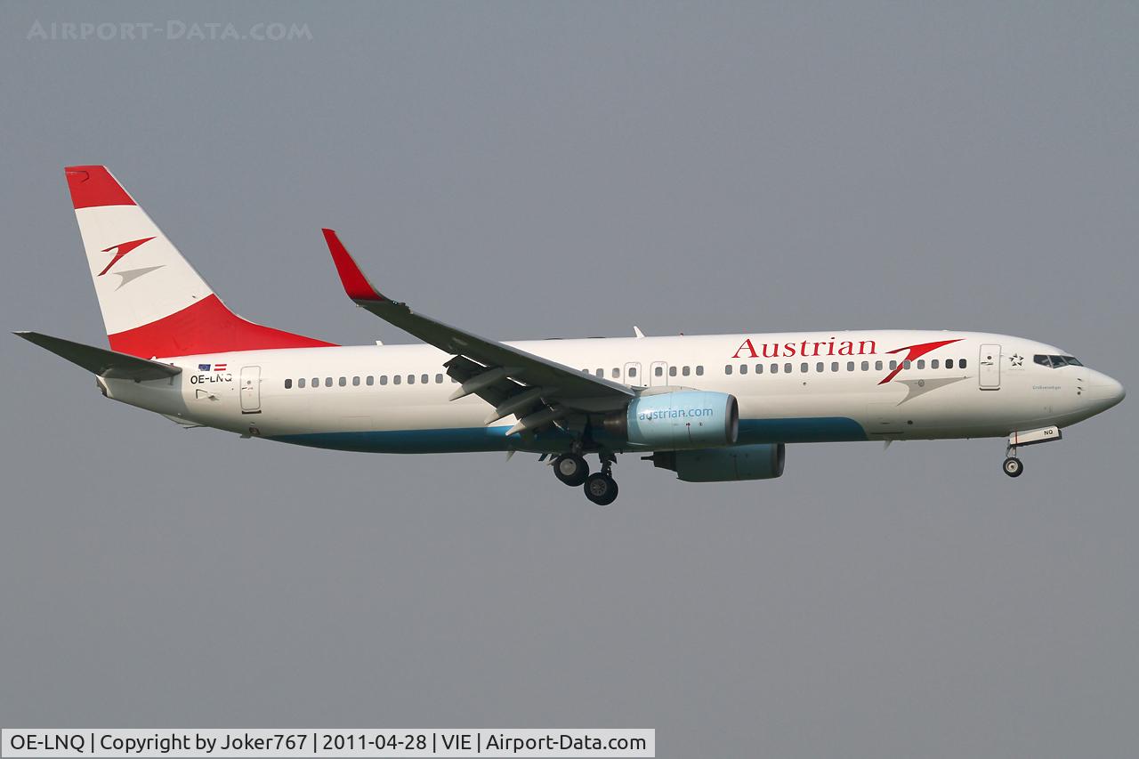 OE-LNQ, 2003 Boeing 737-8Z9 C/N 30421, Austrian Airlines