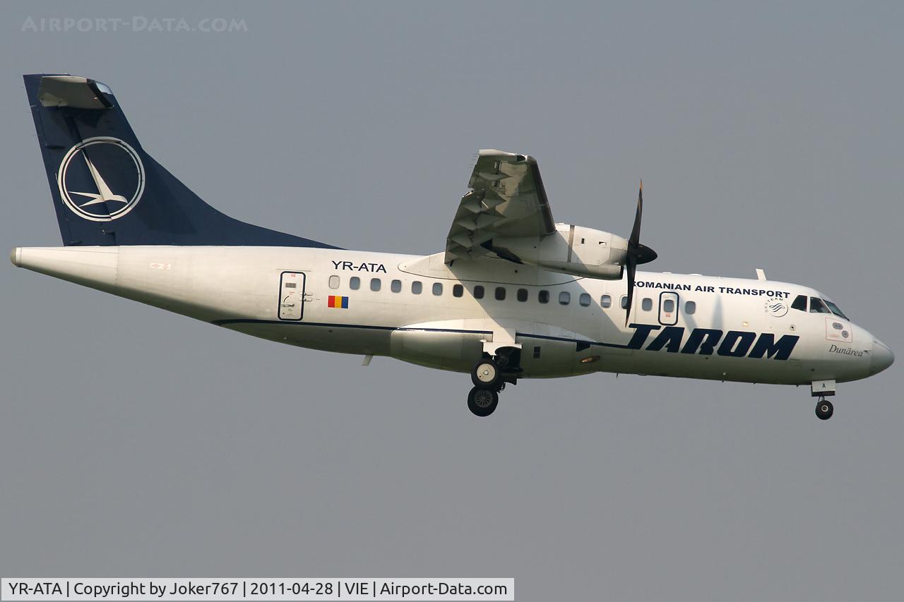 YR-ATA, 1997 ATR 42-500 C/N 566, Tarom