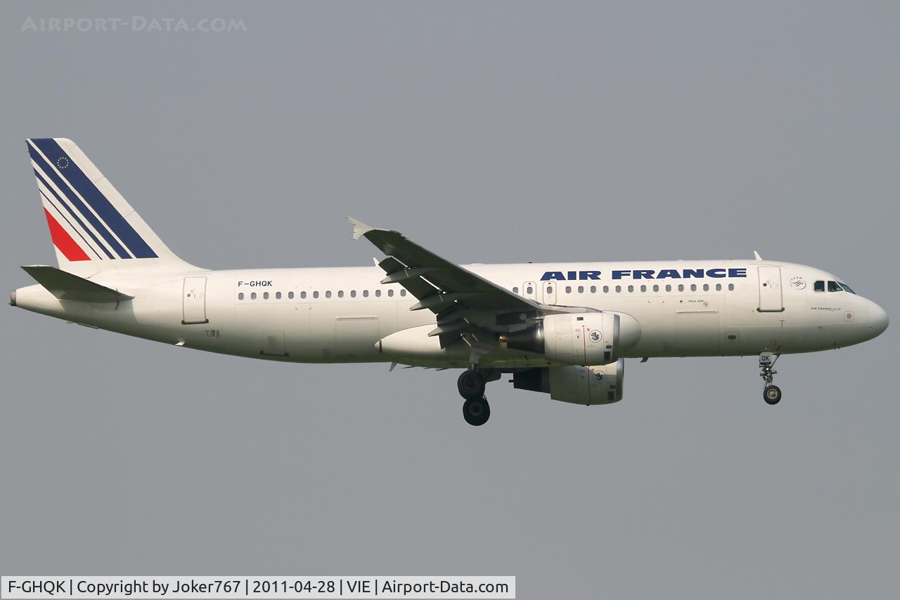 F-GHQK, 1991 Airbus A320-211 C/N 0236, Air France