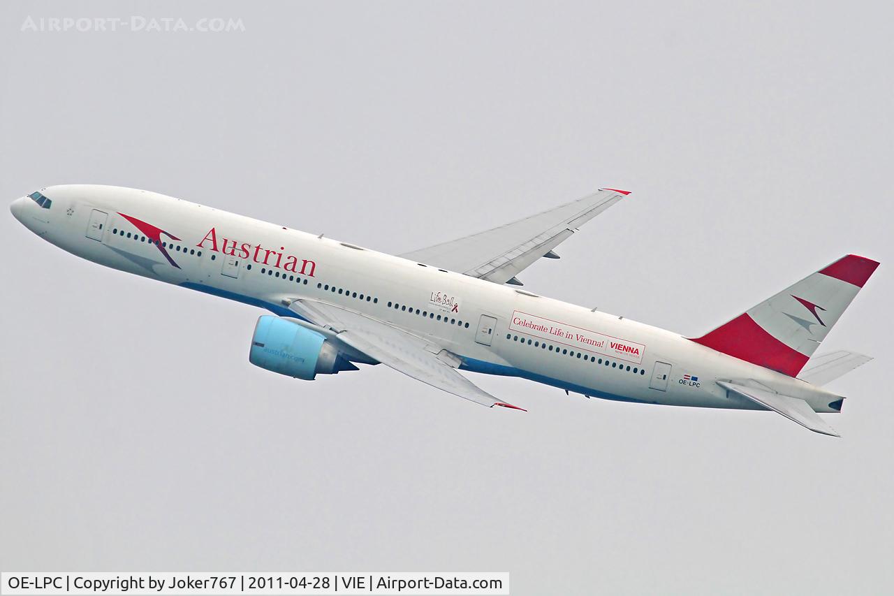 OE-LPC, 2002 Boeing 777-2Z9/ER C/N 29313, Austrian Airlines