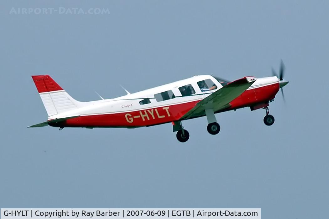 G-HYLT, 1982 Piper PA-32R-301 Saratoga SP C/N 32R-8213001, Piper PA-32R-301 Saratoga SP [32R-8213001] Booker~G 09/06/2007