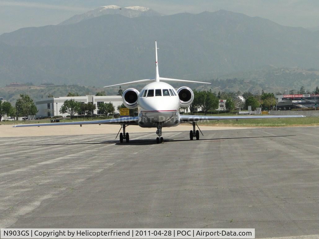 N903GS, 2002 Dassault Falcon 2000 C/N 183, Parked on the eastside of Brackett