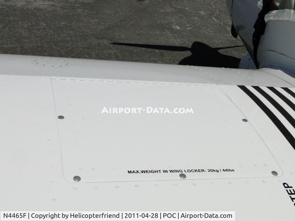 N4465F, 2008 CZAW SportCruiser C/N 08SC142, Wing lockers for extra storage capacity for your cross-country cruises . These are quite large and can hold 40lbs in each wing.