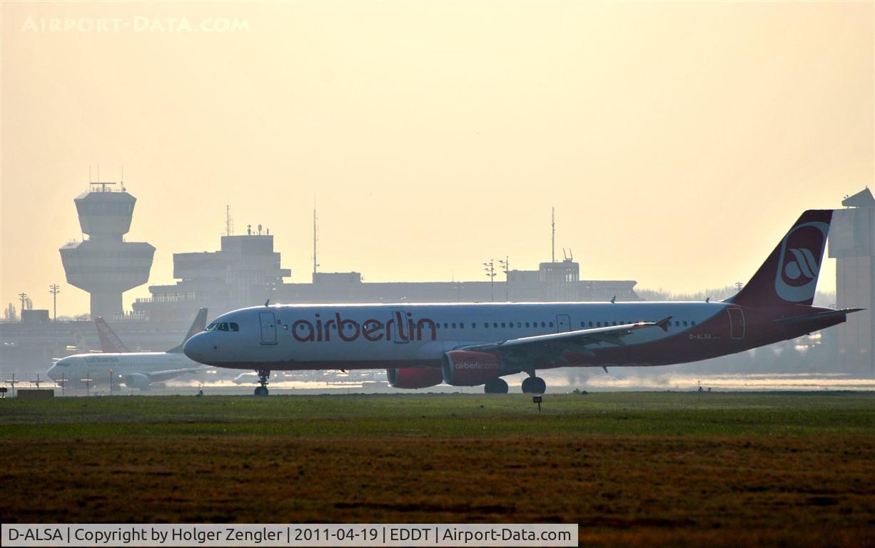 D-ALSA, 2001 Airbus A321-211 C/N 1629, A early bird is waiting for towers 