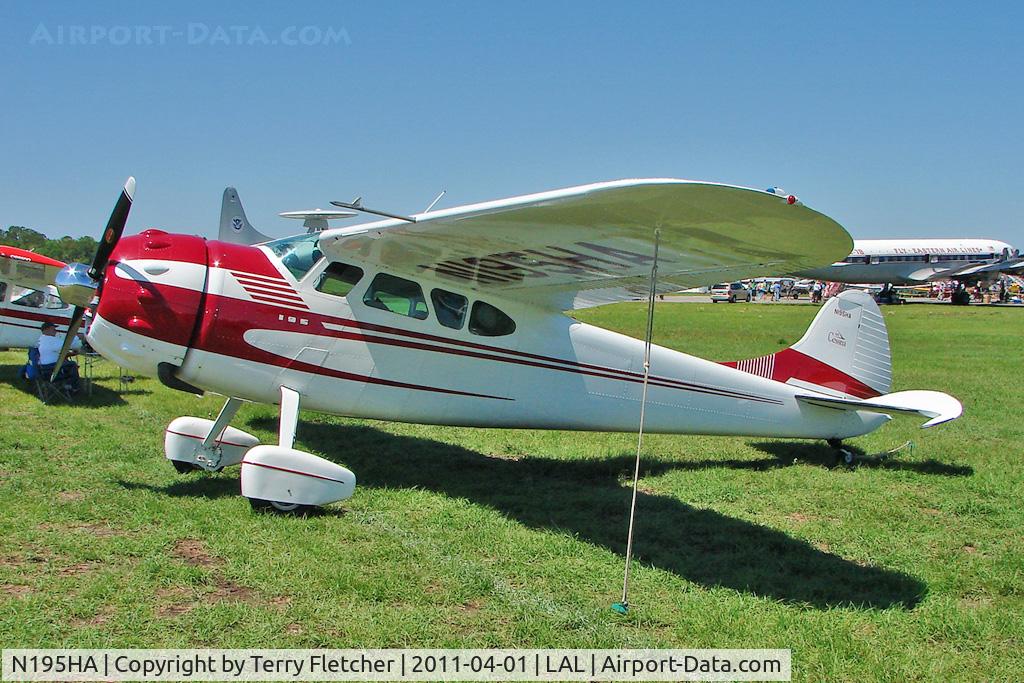 N195HA, 1965 Cessna 195 C/N 7438, 2011 Sun n Fun Lakeland , Florida