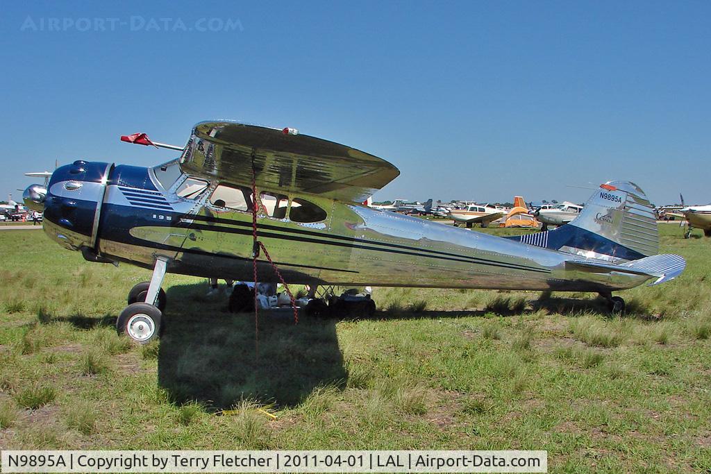 N9895A, 1950 Cessna 195A C/N 7598, 2011 Sun n Fun Lakeland , Florida