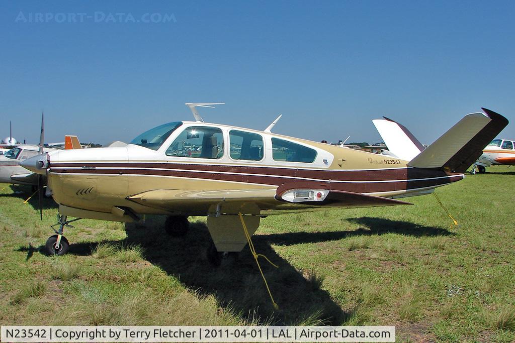 N23542, 1977 Beech V35B Bonanza C/N D-10085, 2011 Sun n Fun Lakeland , Florida