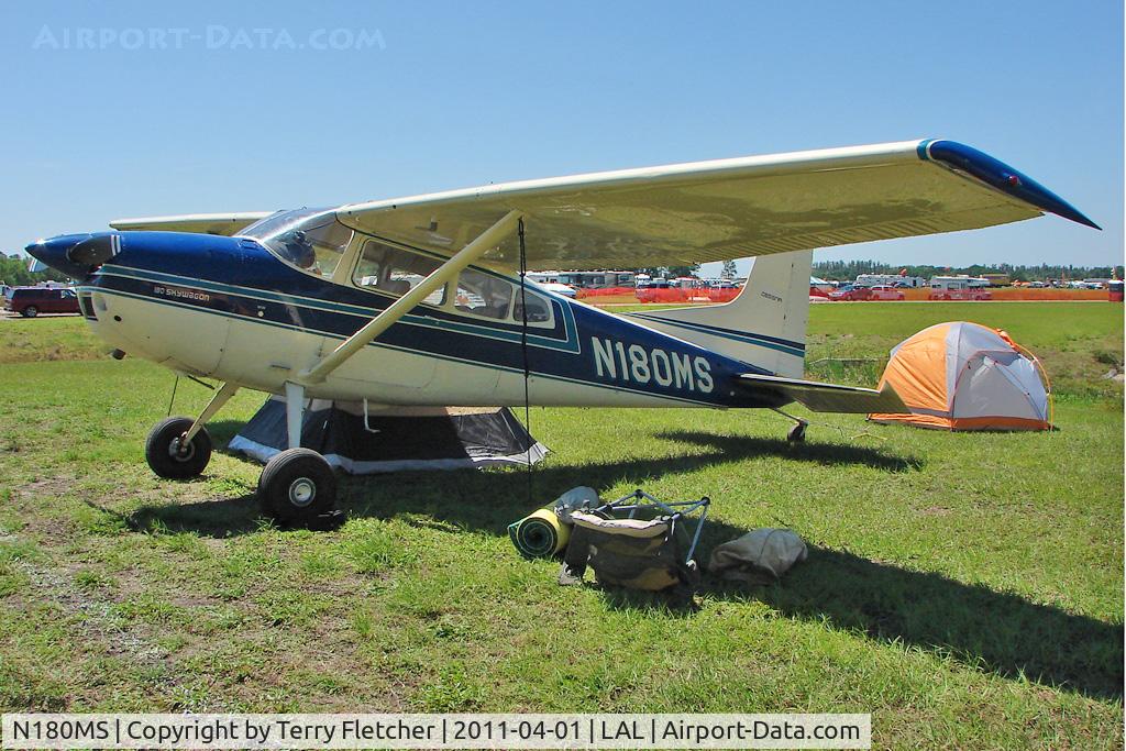 N180MS, 1975 Cessna 180J C/N 18052551, 2011 Sun n Fun Lakeland , Florida