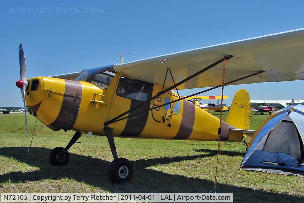 N72105, 1946 Cessna 120 C/N 9270, 2011 Sun n Fun Lakeland Florida