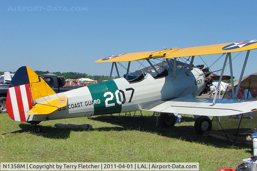 N1358M, 1941 Boeing B75N1 C/N 75-1229, 2011 Sun n Fun Lakeland Florida