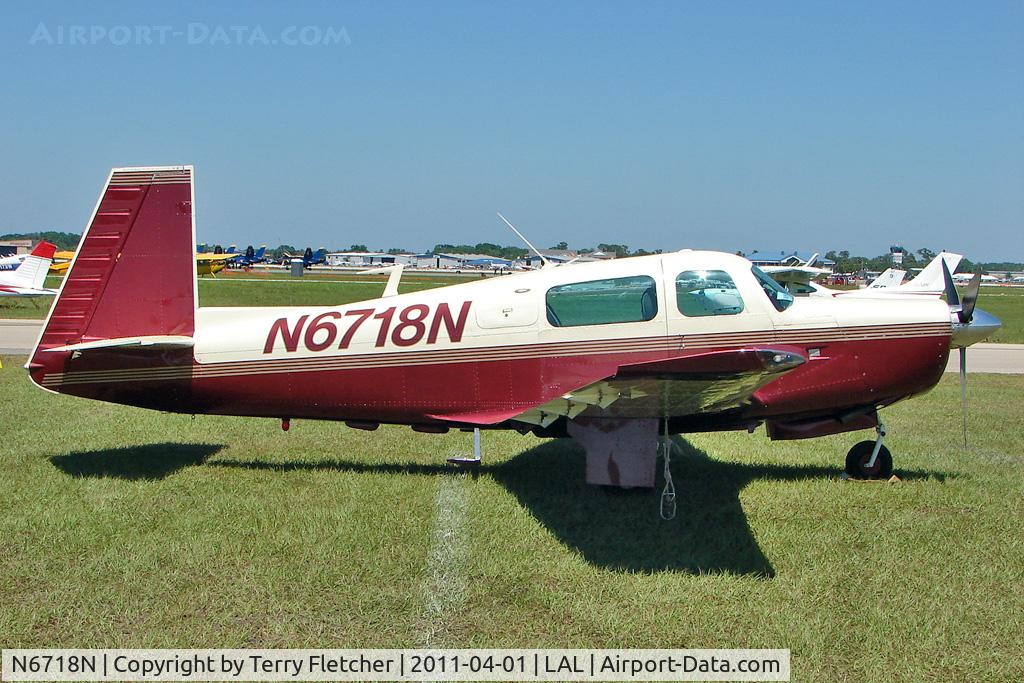 N6718N, 1968 Mooney M20F Executive C/N 680175, 2011 Sun n Fun Lakeland Florida