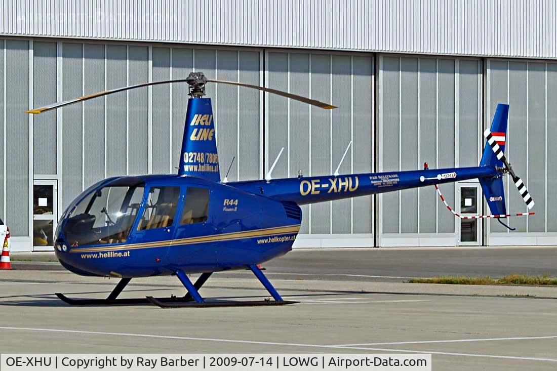 OE-XHU, 2008 Robinson R44 Raven II C/N 12487, Robinson R-44 Raven II [12487] Graz~OE 14/07/2009