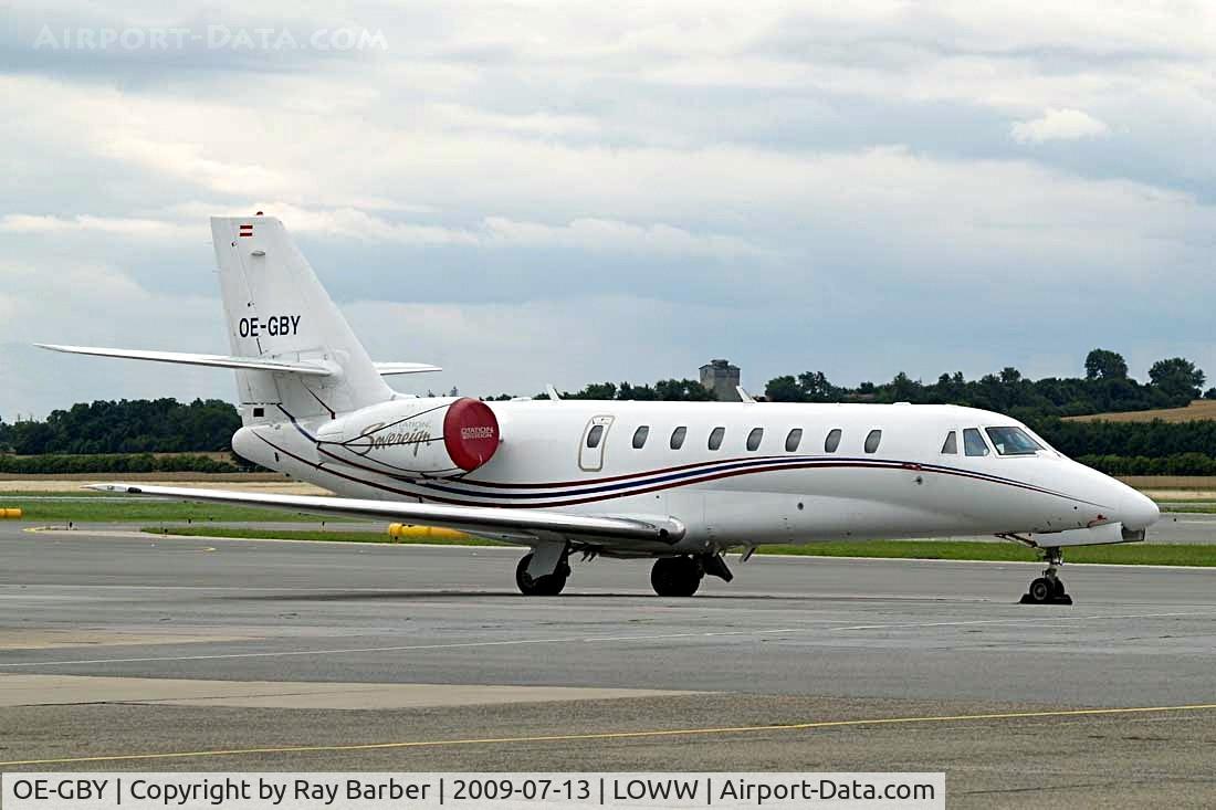 OE-GBY, 2006 Cessna 680 Citation Sovereign C/N 680-0066, Cessna Citation Sovereign [680-0066] Vienna-Schwechat~OE 13/07/2009