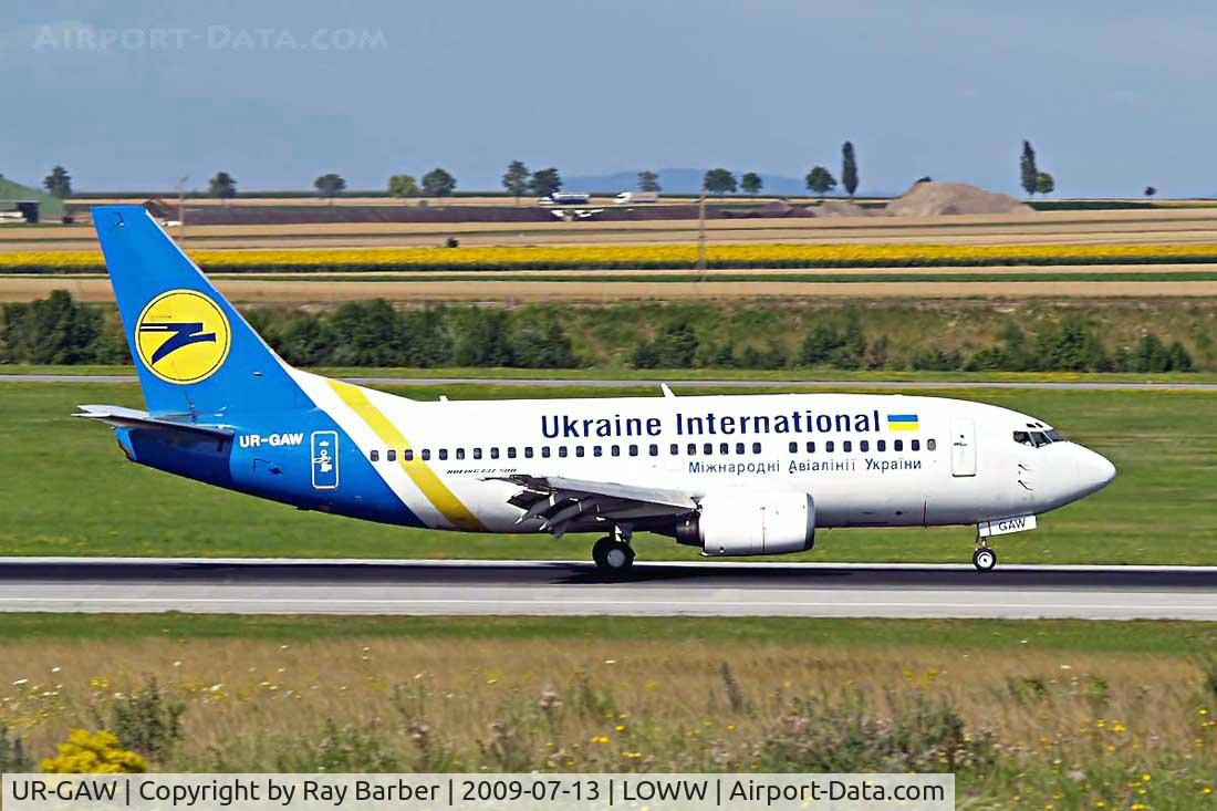 UR-GAW, 1991 Boeing 737-5Y0 C/N 24898, Boeing 737-5Y0 [24898] (Ukraine International Airlines) Vienna-Schwechat~OE 13/07/2009