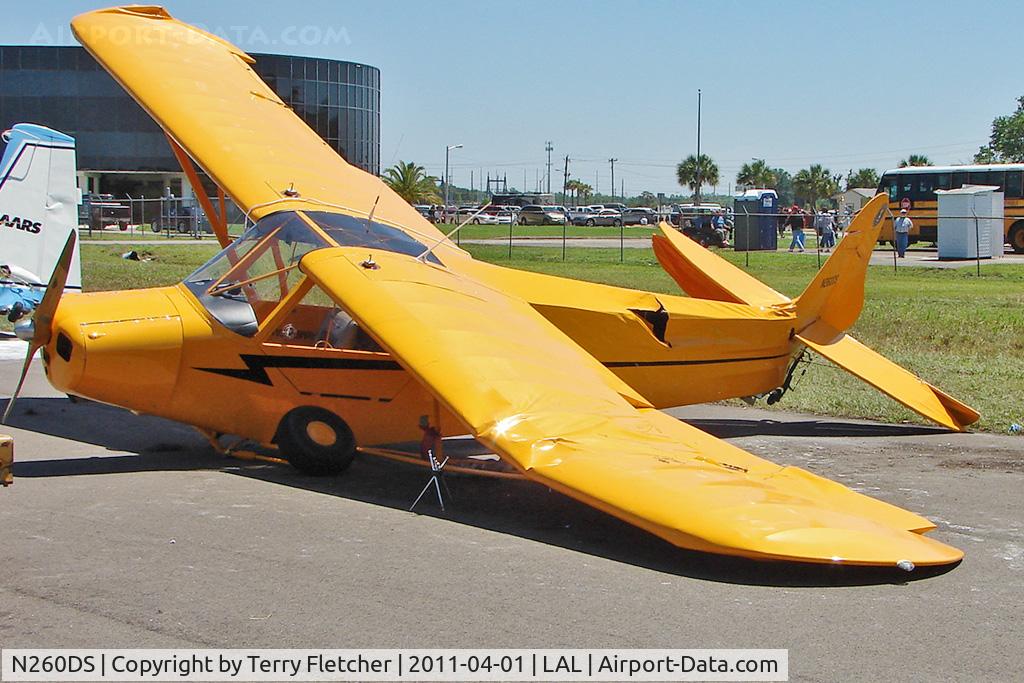 N260DS, Stokes Donald G TEXAS SPORT TXII C/N TX-1005, Storm damaged at 2011 Sun n Fun Lakeland , Florida