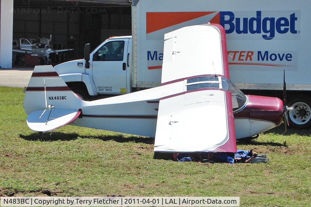 N483BC, 2007 Wag-Aero Wag-a-Bond C/N 1001, Storm damaged at 2011 Sun n Fun Lakeland , Florida