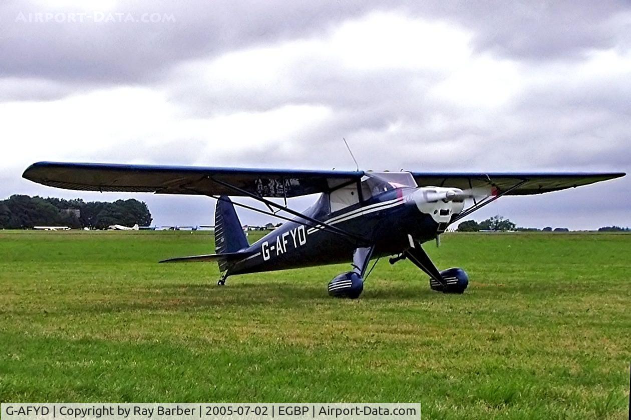 G-AFYD, 1939 Luscombe 8E Silvaire Silvaire C/N 1044, Luscombe 8E Silvaire Deluxe [1044] Kemble~G 02/07/2005