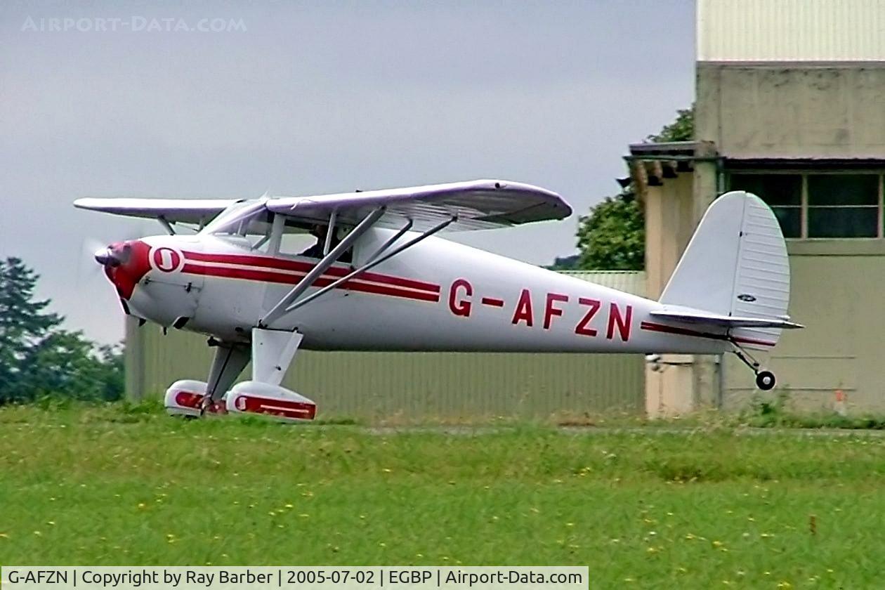 G-AFZN, 1940 Luscombe 8A Silvaire C/N 1186, Luscombe 8A Silvaire [1186] Kemble~G 02/07/2005