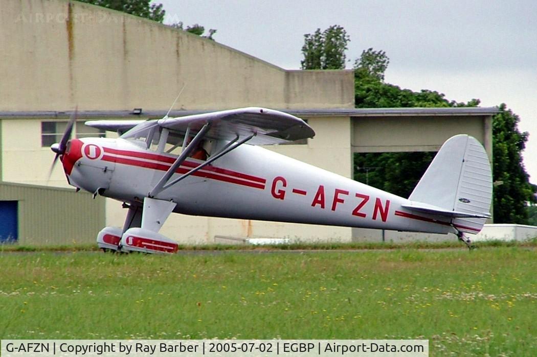 G-AFZN, 1940 Luscombe 8A Silvaire C/N 1186, Luscombe 8A Silvaire [1186] Kemble~G 02/07/2005