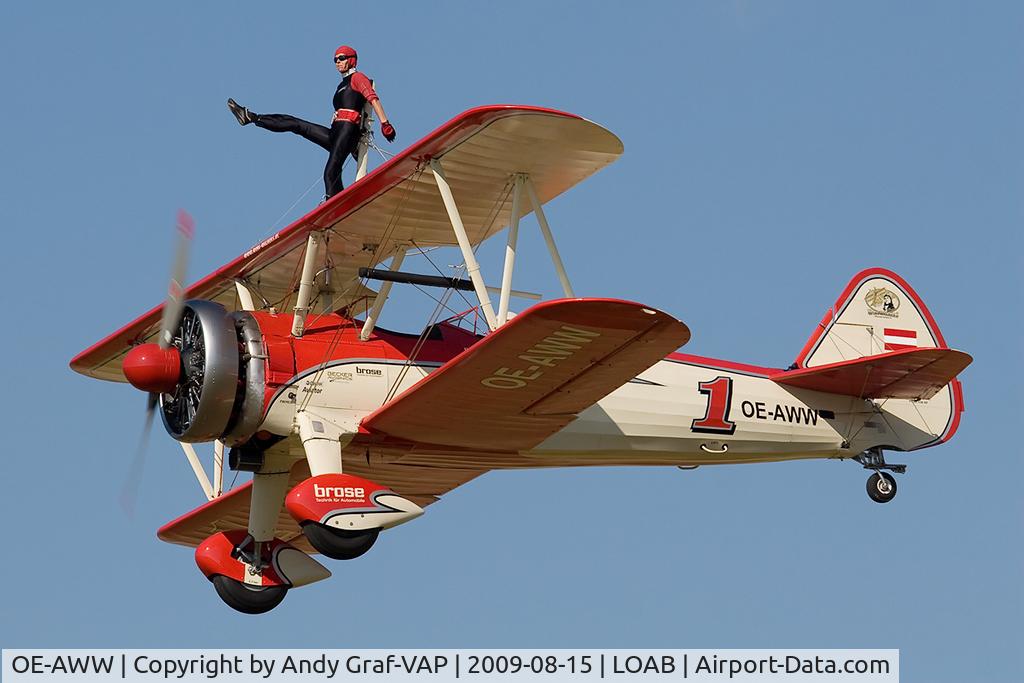 OE-AWW, 1943 Boeing N2S-5 Kaydet (E75) C/N 75-5386, Boeing E75