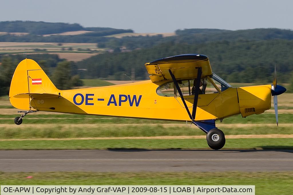 OE-APW, Piper PA-18-150 Super Cub C/N 18-8672, Piper 18