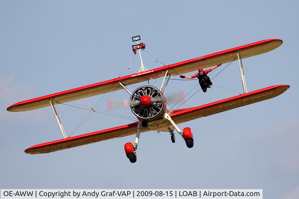 OE-AWW, 1943 Boeing N2S-5 Kaydet (E75) C/N 75-5386, Boeing E75