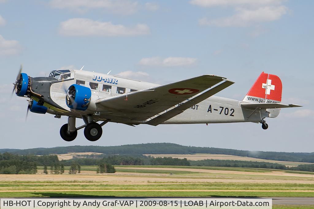 HB-HOT, 1939 Junkers Ju-52/3m g4e C/N 6595, JU Air JU52