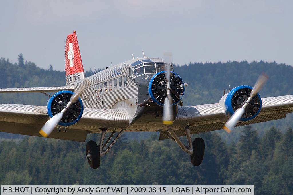 HB-HOT, 1939 Junkers Ju-52/3m g4e C/N 6595, JU Air JU52