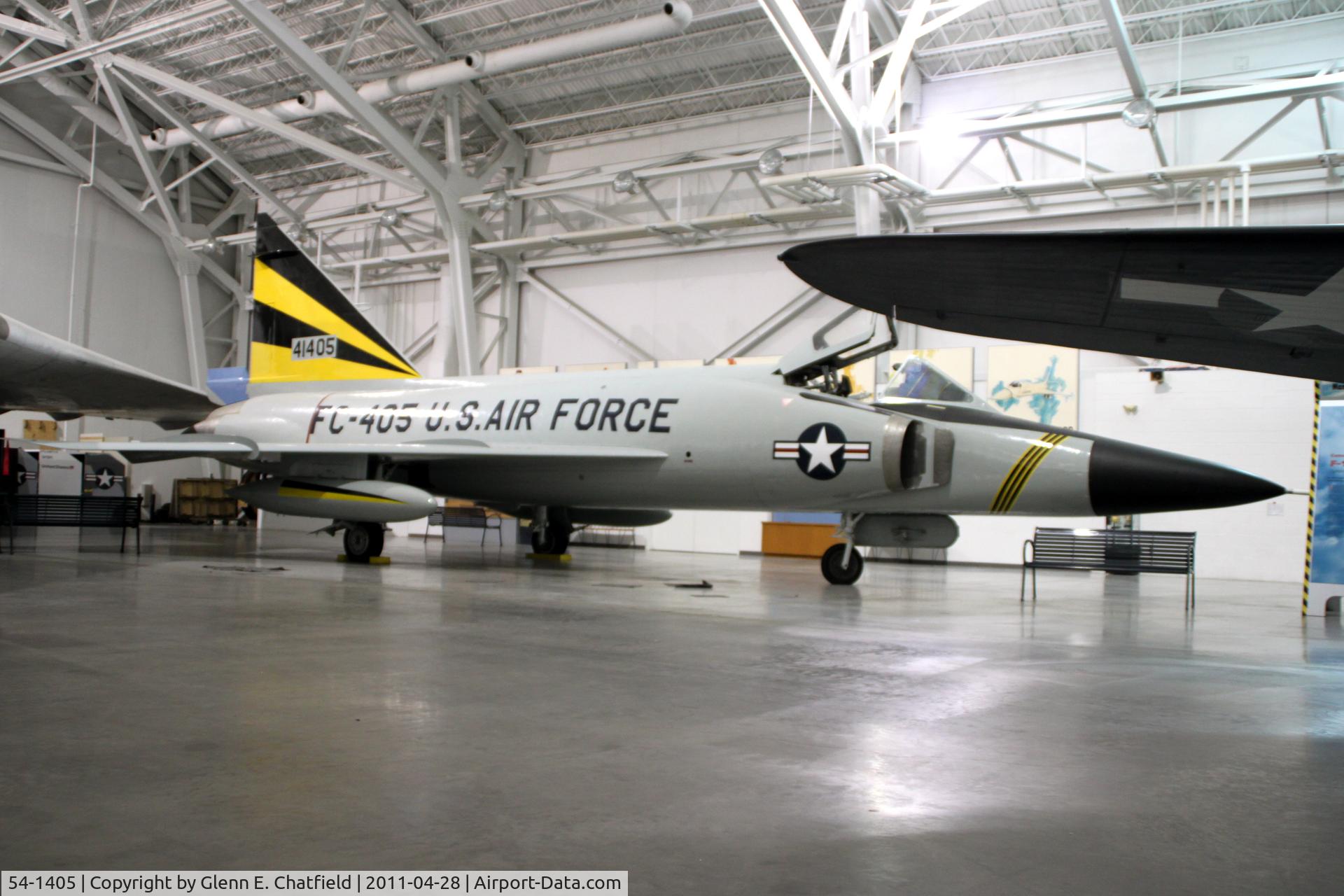 54-1405, 1954 Convair F-102A Delta Dagger C/N Not found 54-1405, At the National Air & Space Museum, Ashland, NE