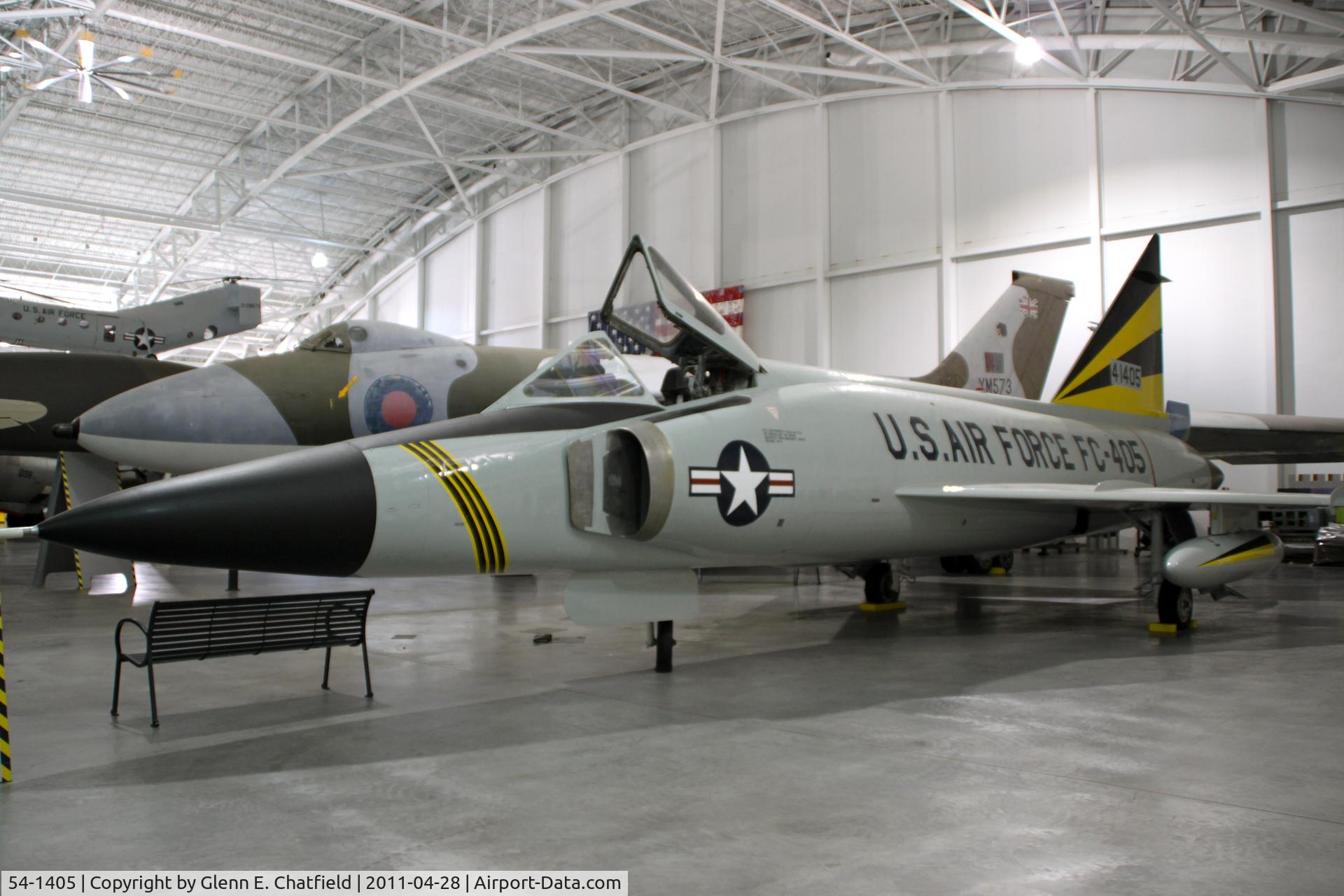 54-1405, 1954 Convair F-102A Delta Dagger C/N Not found 54-1405, At the National Air & Space Museum, Ashland, NE