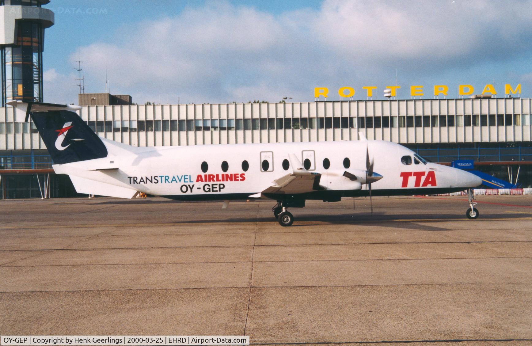 OY-GEP, 1992 Beech 1900D C/N UE-31, TTA - TRans Travel Airlines