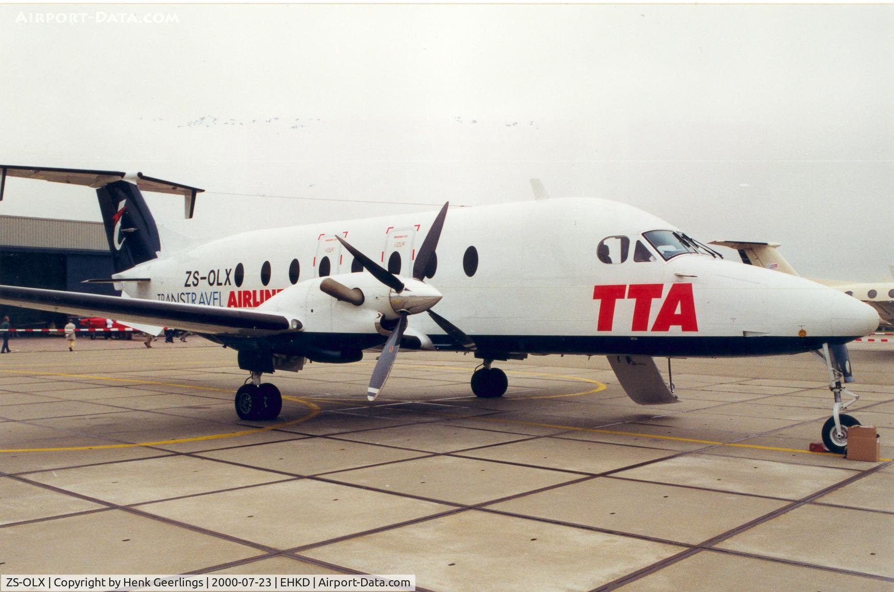 ZS-OLX, 1992 Beech 1900D C/N UE-21, TTA - TRans Travel Airlines