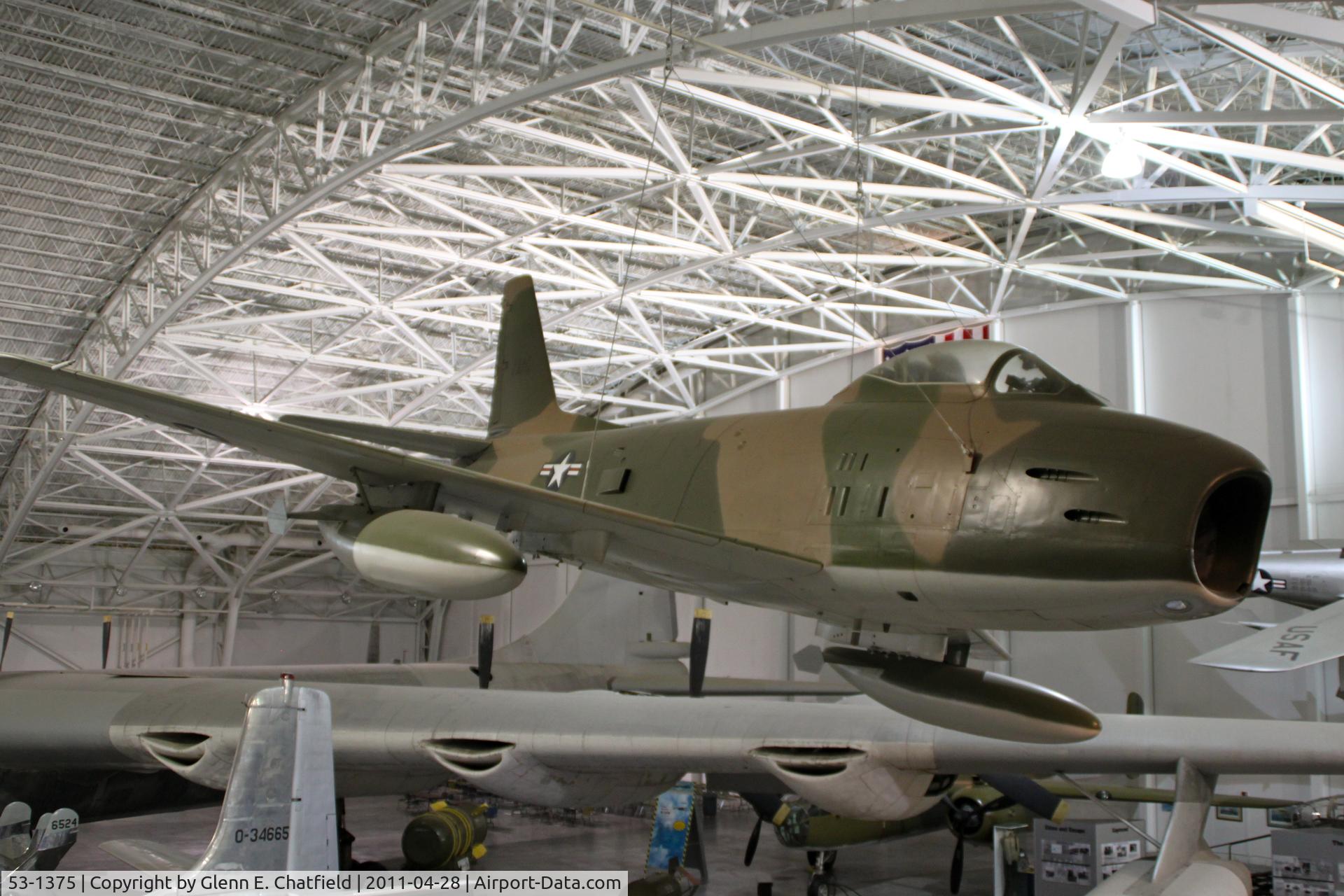 53-1375, 1953 North American F-86H-10-NH Sabre C/N 203-147, At the Strategic Air & Space Museum