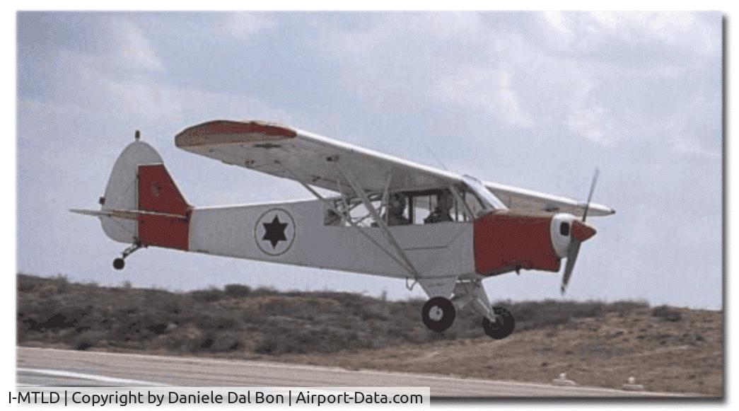 I-MTLD, 1968 Piper PA-18-150 Super Cub C/N 18-8554, Ex ricognitore ed addestratore esercito Israeliano  foto originale prima della immatricolazione italiana