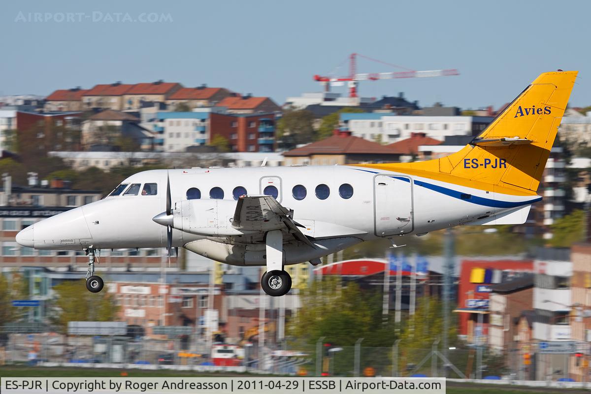 ES-PJR, 1991 British Aerospace Jetstream 3201 C/N 949, Avies flying for Flyglinjen on the route Jönköping-Bromma