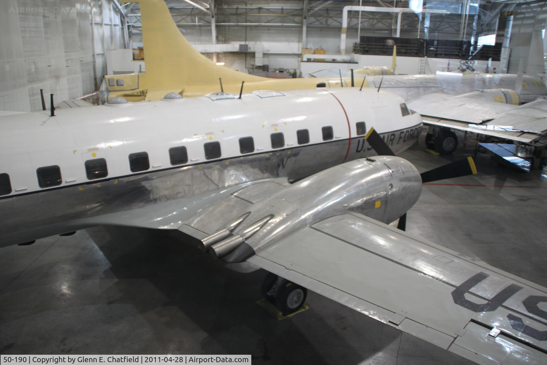 50-190, 1950 Convair T-29A C/N 220, At the Strategic Air & Space Museum, Ashland, NE