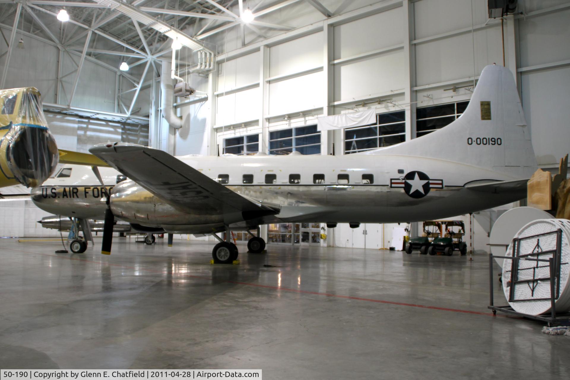 50-190, 1950 Convair T-29A C/N 220, At the Strategic Air & Space Museum, Ashland, NE