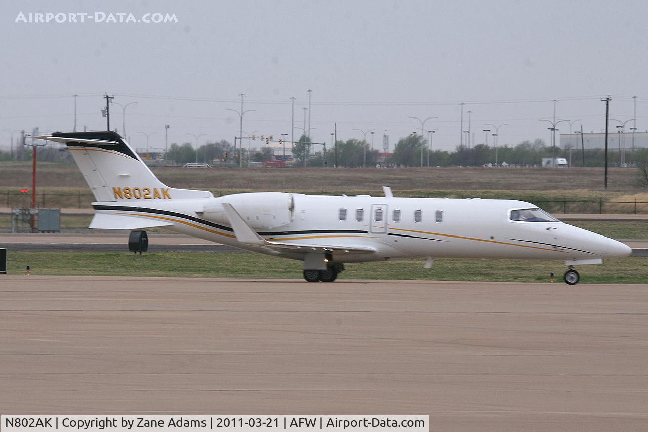 N802AK, 2010 Learjet 45 C/N 2128, At Alliance Airport - Fort Worth, TX