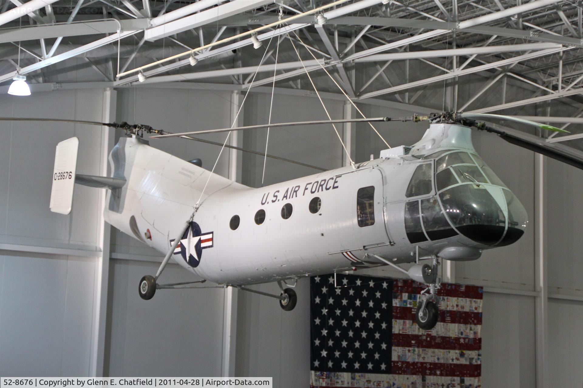 52-8676, 1952 Piasecki CH-21B Workhorse C/N B.39, At the Strategic Air & Space Museum