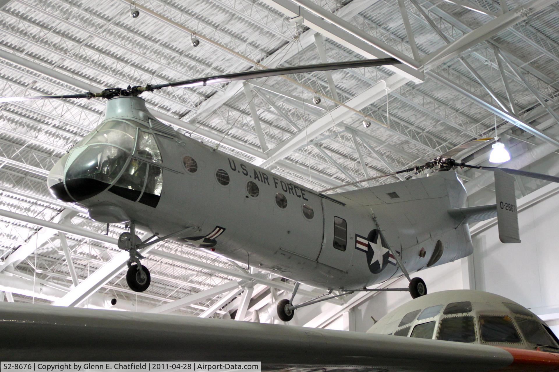 52-8676, 1952 Piasecki CH-21B Workhorse C/N B.39, At the Strategic Air & Space Museum