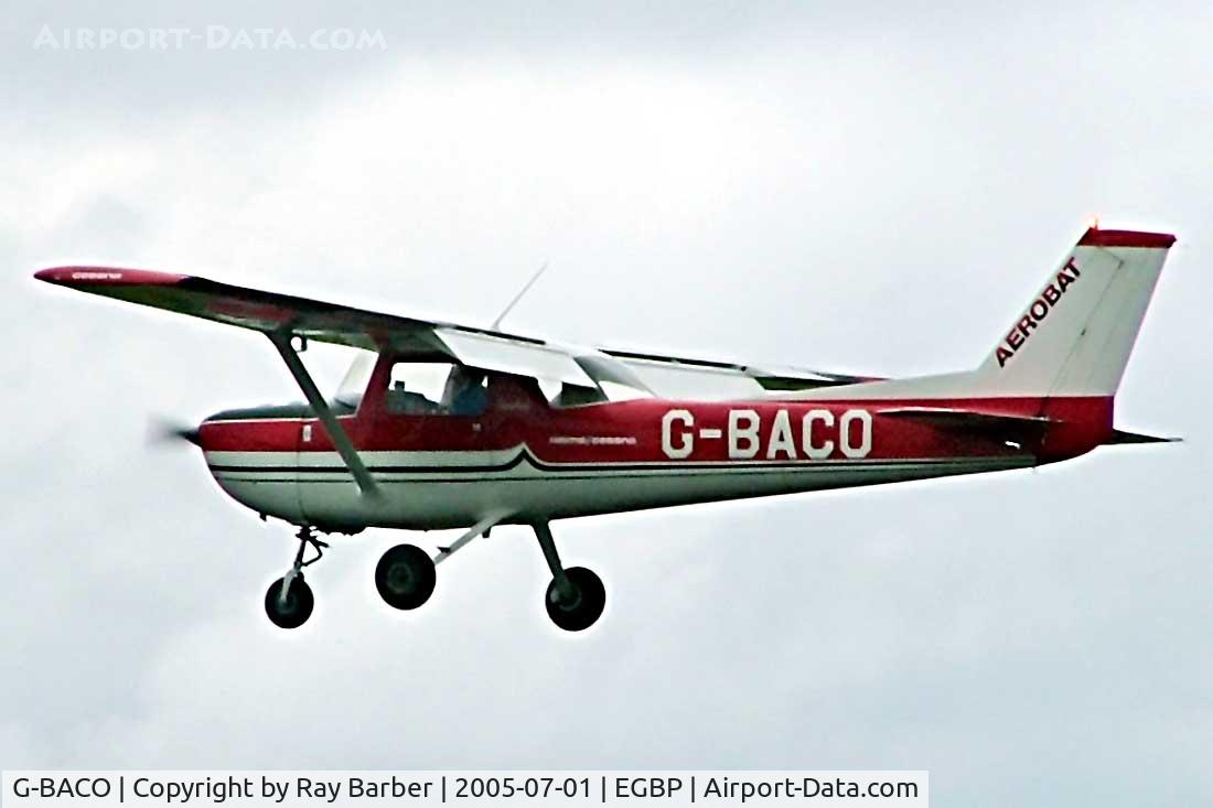 G-BACO, 1972 Reims FRA150L Aerobat C/N 0163, R/Cessna FRA.150L Aerobat [0163] Kemble~G 01/07/2005