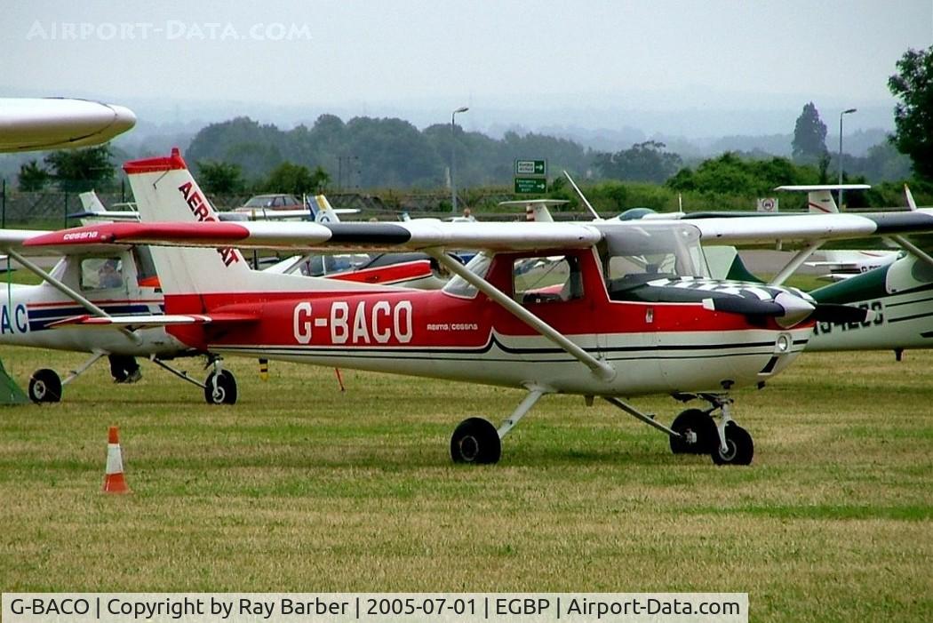 G-BACO, 1972 Reims FRA150L Aerobat C/N 0163, R/Cessna FRA.150L Aerobat [0163] Kemble~G 01/07/2005