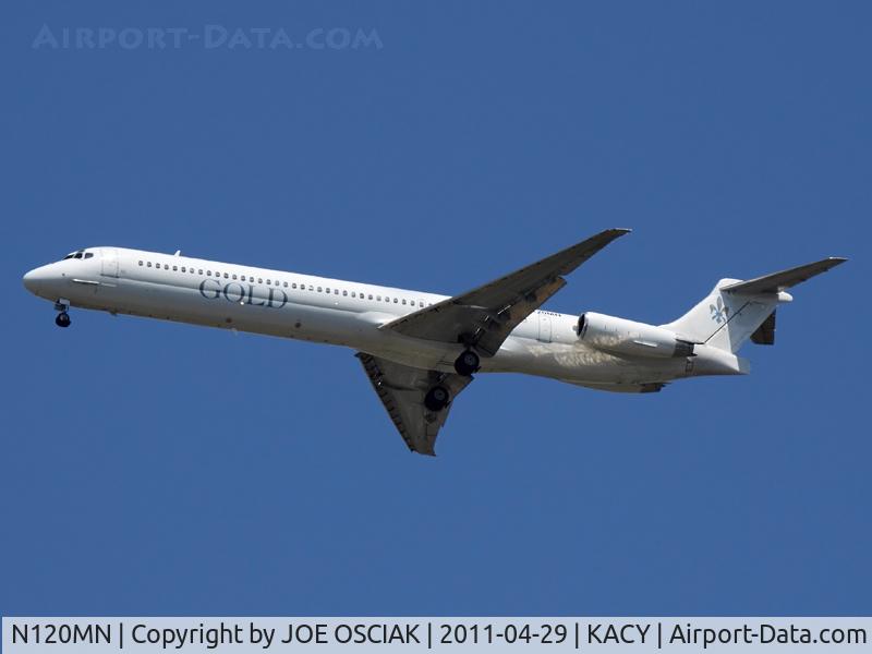 N120MN, 1992 McDonnell Douglas MD-83 C/N 53120, Arriving @ ACY as Falcon Air Express