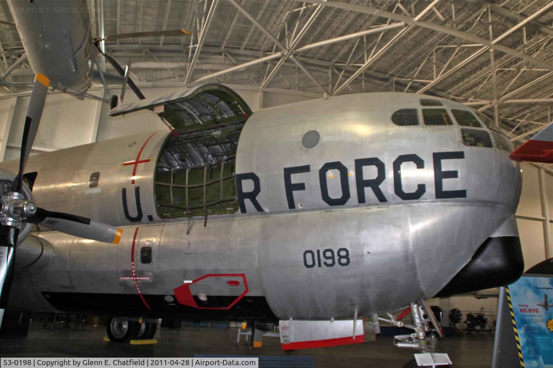 53-0198, 1953 Boeing KC-97G Stratofreighter C/N 16980, At the Strategic Air & Space Museum, Ashland, NE