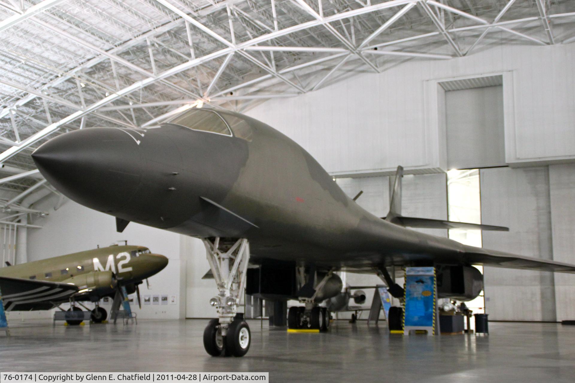 76-0174, 1976 Rockwell B-1A Lancer C/N 004, At the Strategic Air & Space Museum, Ashland, NE